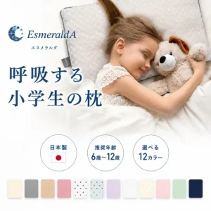 呼吸する小学生の枕